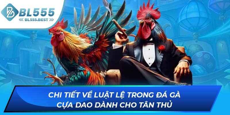 Chi tiết về luật lệ trong đá gà cựa dao dành cho tân thủ