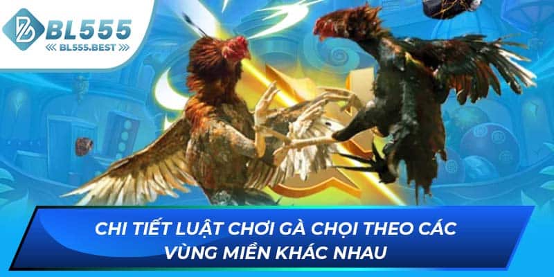 Chi tiết luật chơi gà chọi theo các vùng miền khác nhau